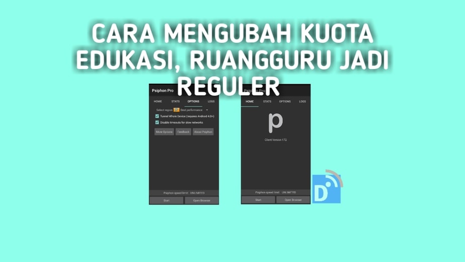Cara Ubah Kuota RuangGuru jadi Reguler Cara Ubah Kuota RuangGuru jadi RegulerÂ