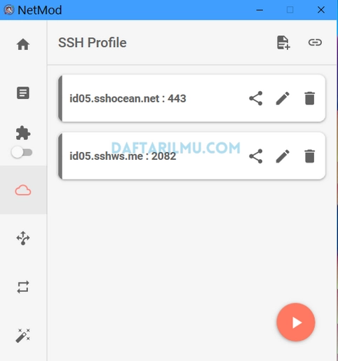 Tampilan SSH