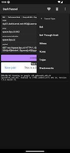DarkTunnel - SSH DNSTT V2Ray Screenshot