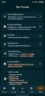 Npv Tunnel V2ray/SSH Screenshot